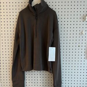 Dark Gray Quarter-Zip Pullover